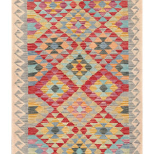 Maimana Afghanistan Kilim Rug - 179 x126 cm