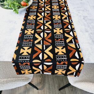 Table Runner 160x35cm | 180x35 | 200x35cm | 100% Cotton African Print Fabric