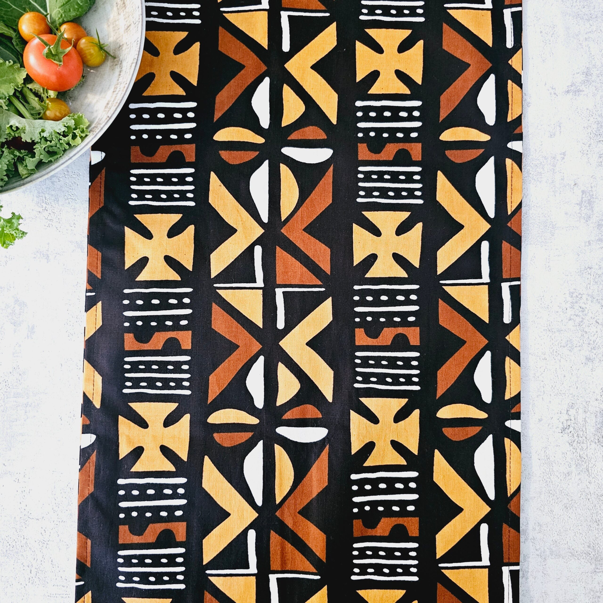 Table Runner 160x35cm | 180x35 | 200x35cm | 100% Cotton African Print Fabric - Image 3