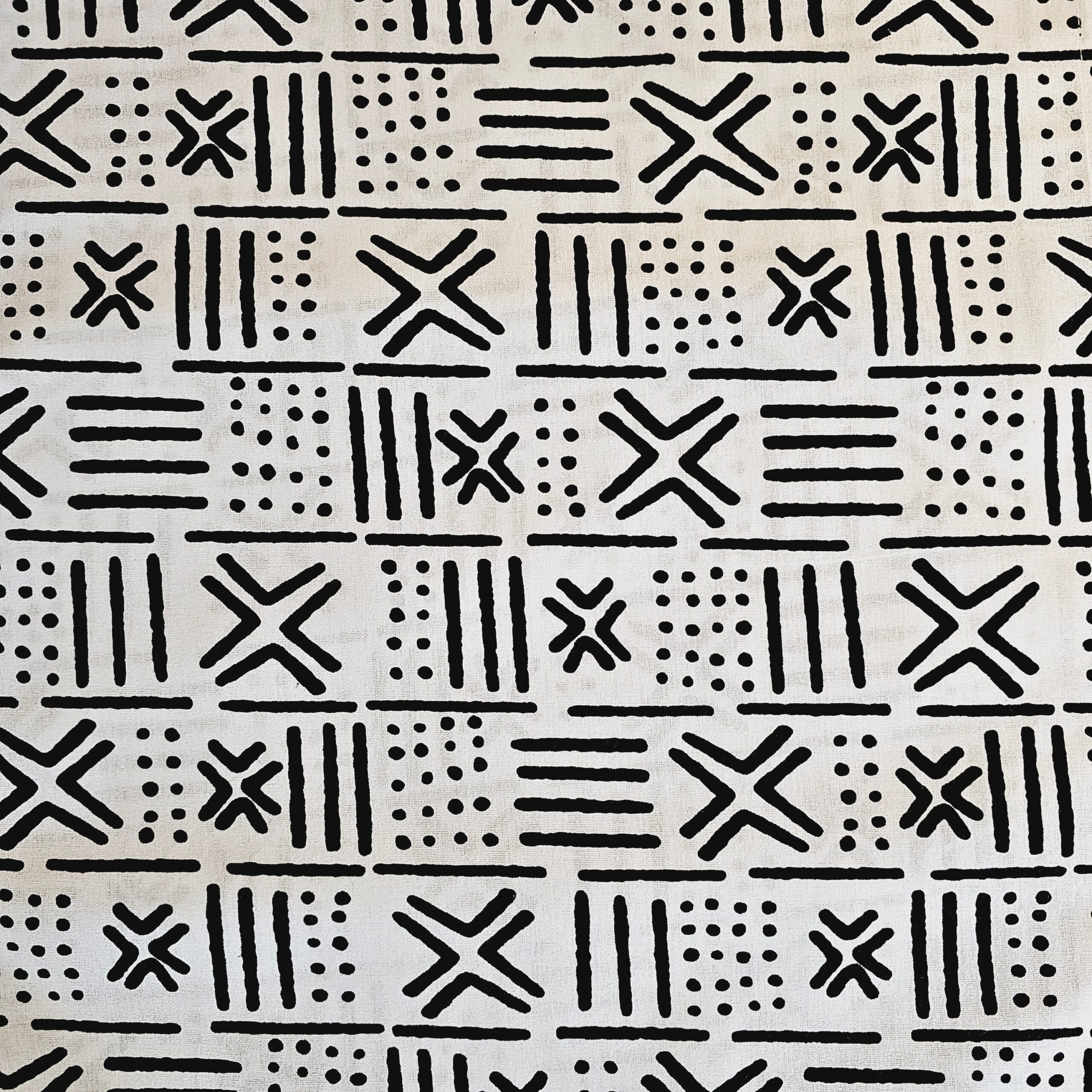 Handmade Table Runner 160x35cm | 180x35 | 200x35cm | African Print "Mudcloth" Bogolan Inspired Print Made from 100% African Print Fabric - Image 2