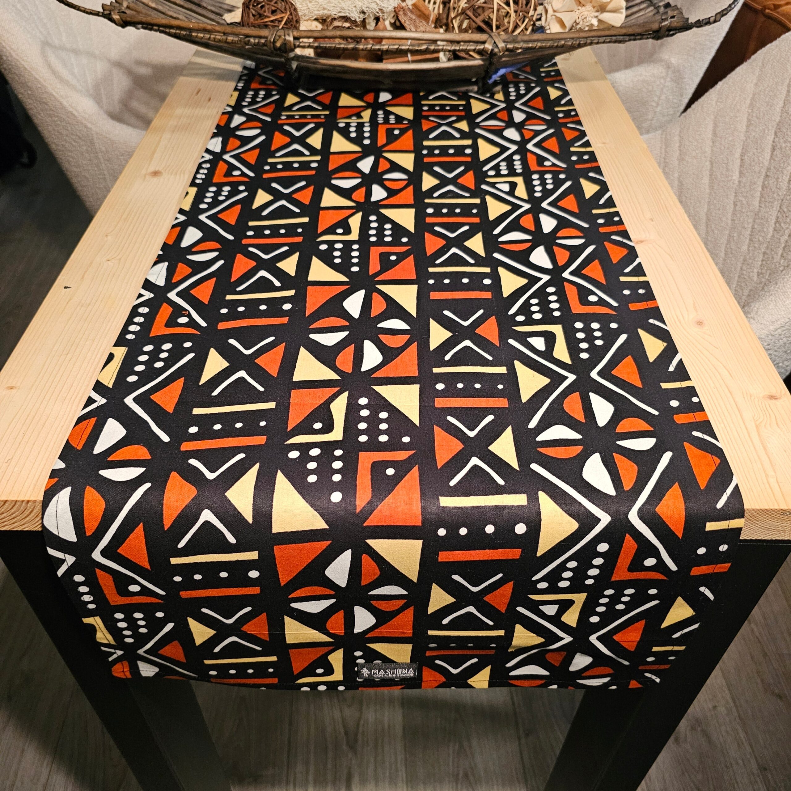 Table Runner 160x35cm | 180x35 | 200x35cm | 100% Cotton African Print Fabric