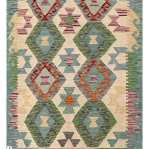 Maimana Afghanistan Kilim Rug - 148 x107 cm