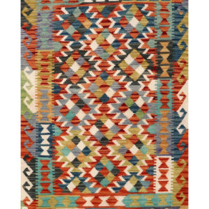 Maimana Afghanistan Kilim Rug - 158 x101 cm
