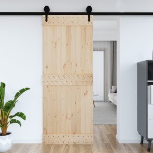 NNEVL Door NARVIK 90x210 cm Solid Wood Pine