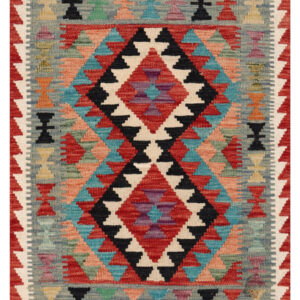 Maimana Afghanistan Kilim Rug - 110 x 82 cm