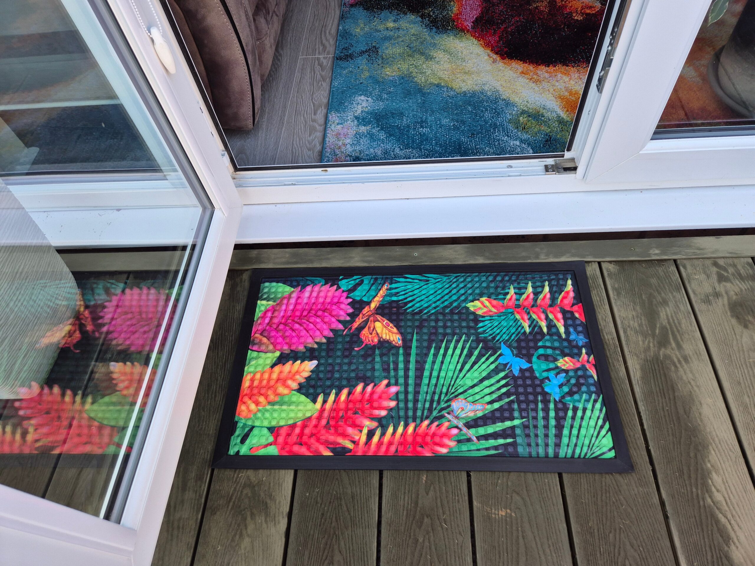 3D Embossed Doormat, 75cm x 45cm - Butterflys - Image 4