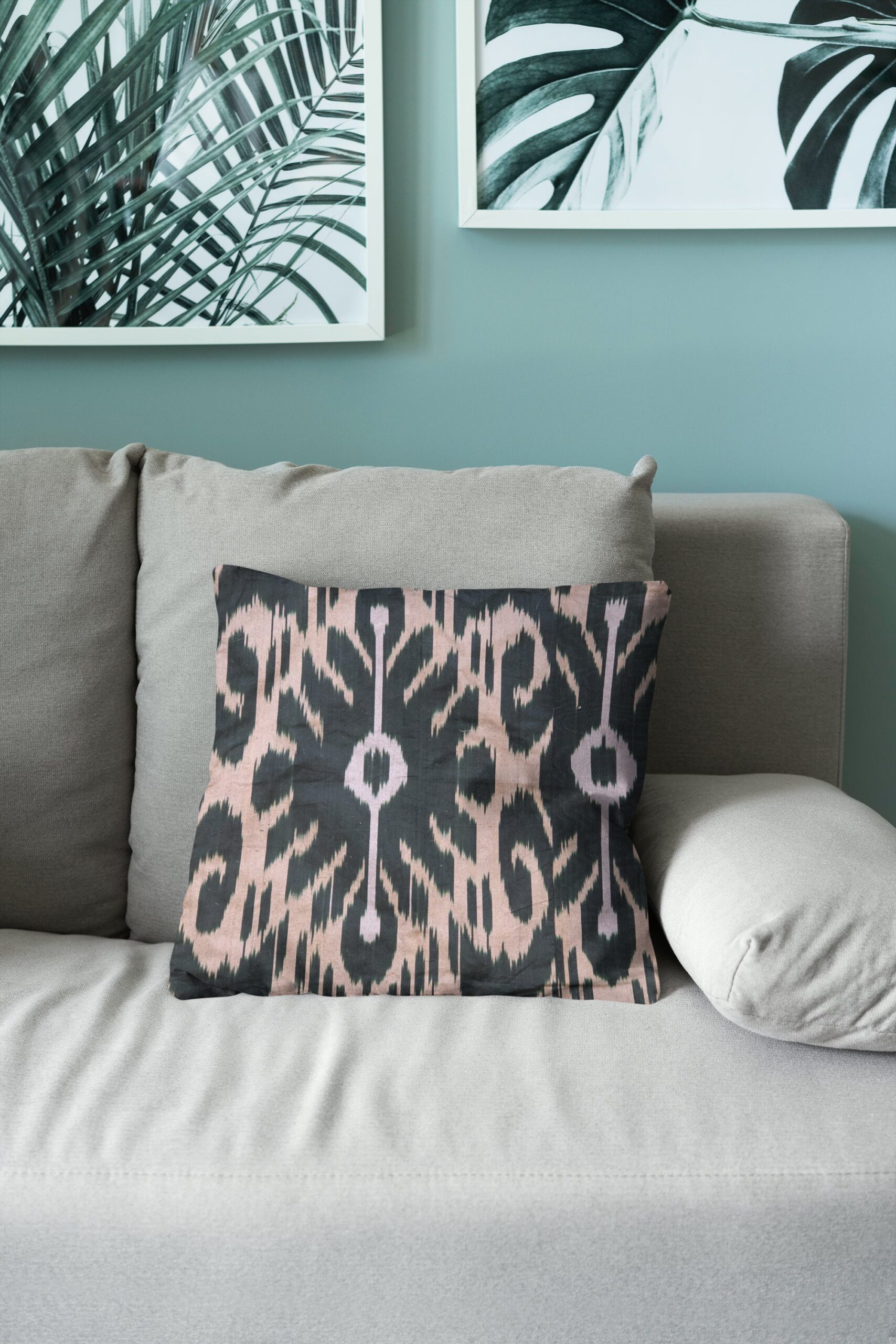 Ikat Cushion Cover - 45 x 45 cm - Image 4