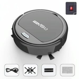Smart Household Sweeping Robot - Automatic - Black