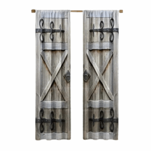 NNETM Waterproof Vintage Door Curtains with Timeless Appeal