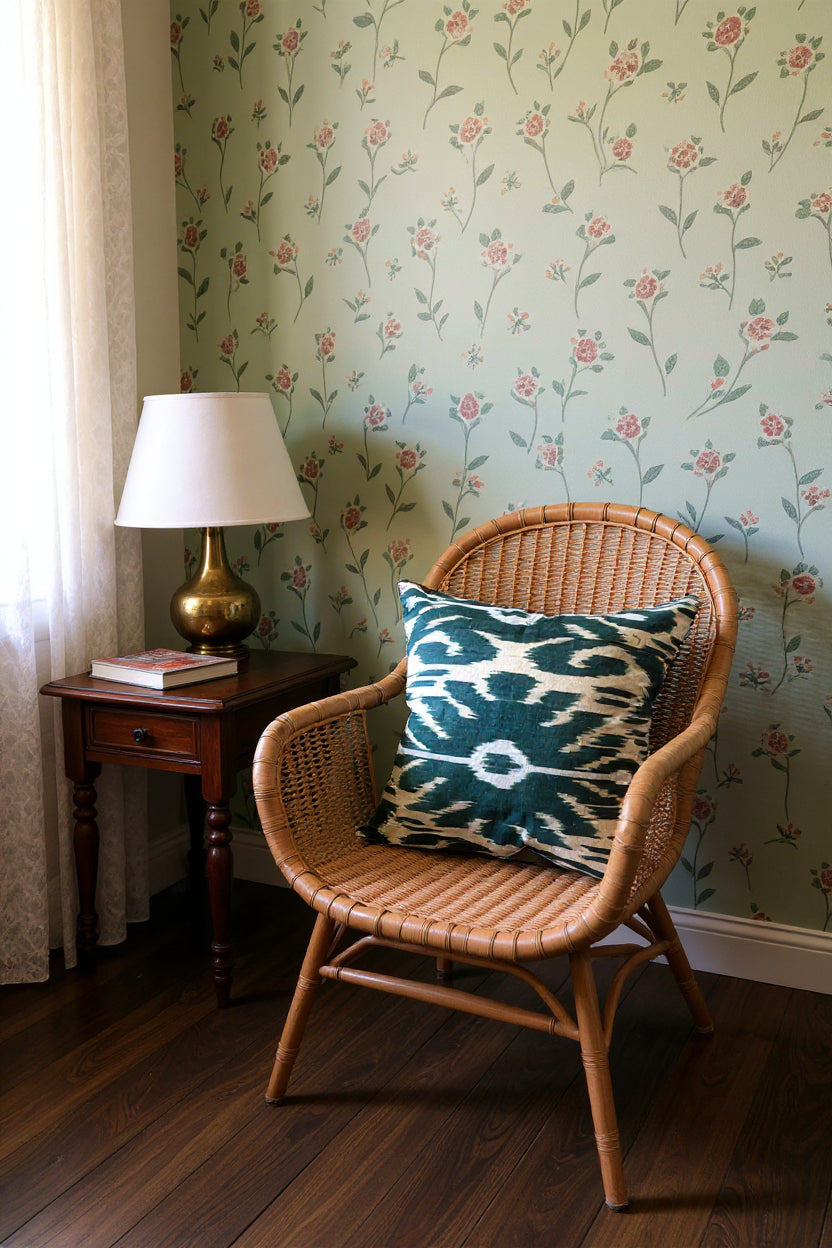 Ikat Cushion Cover - 45 x 45 cm - Image 3