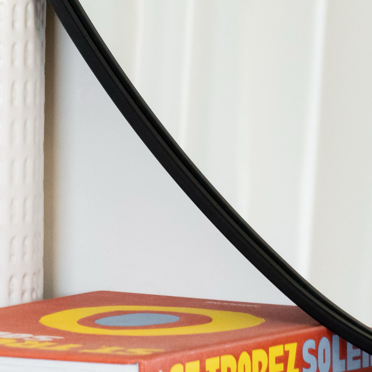 Izumi - Black Metal Irregular Pebble Mirror - 120cm x 90cm - Image 2