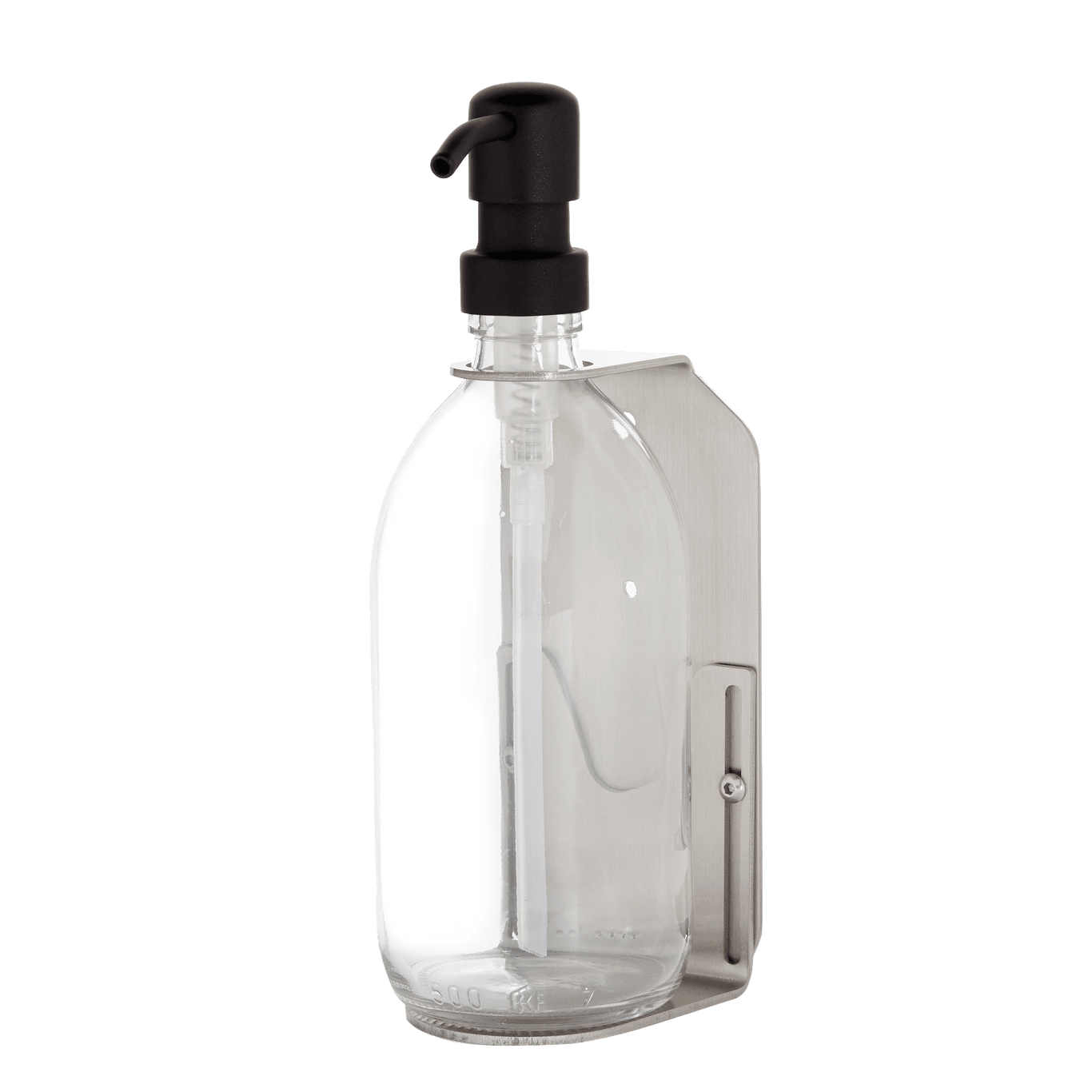 Nickel Single Wall Mounted Soap Dispenser - Image 9