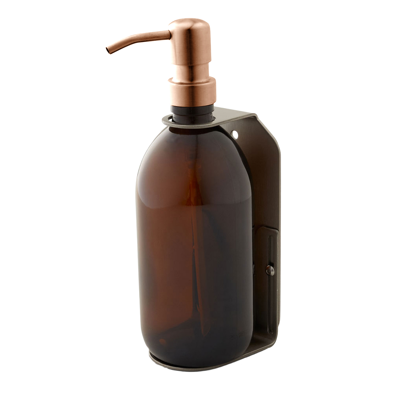 Nickel Single Wall Mounted Soap Dispenser - Image 12