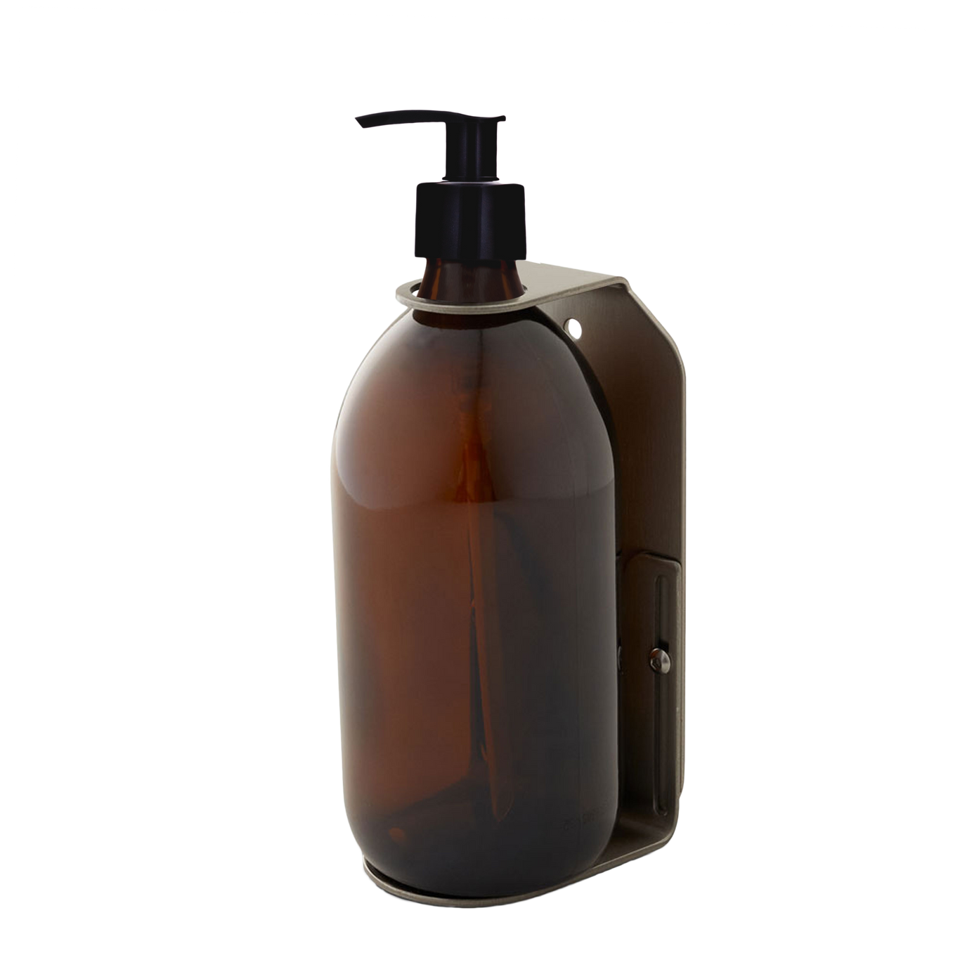 Nickel Single Wall Mounted Soap Dispenser - Image 34