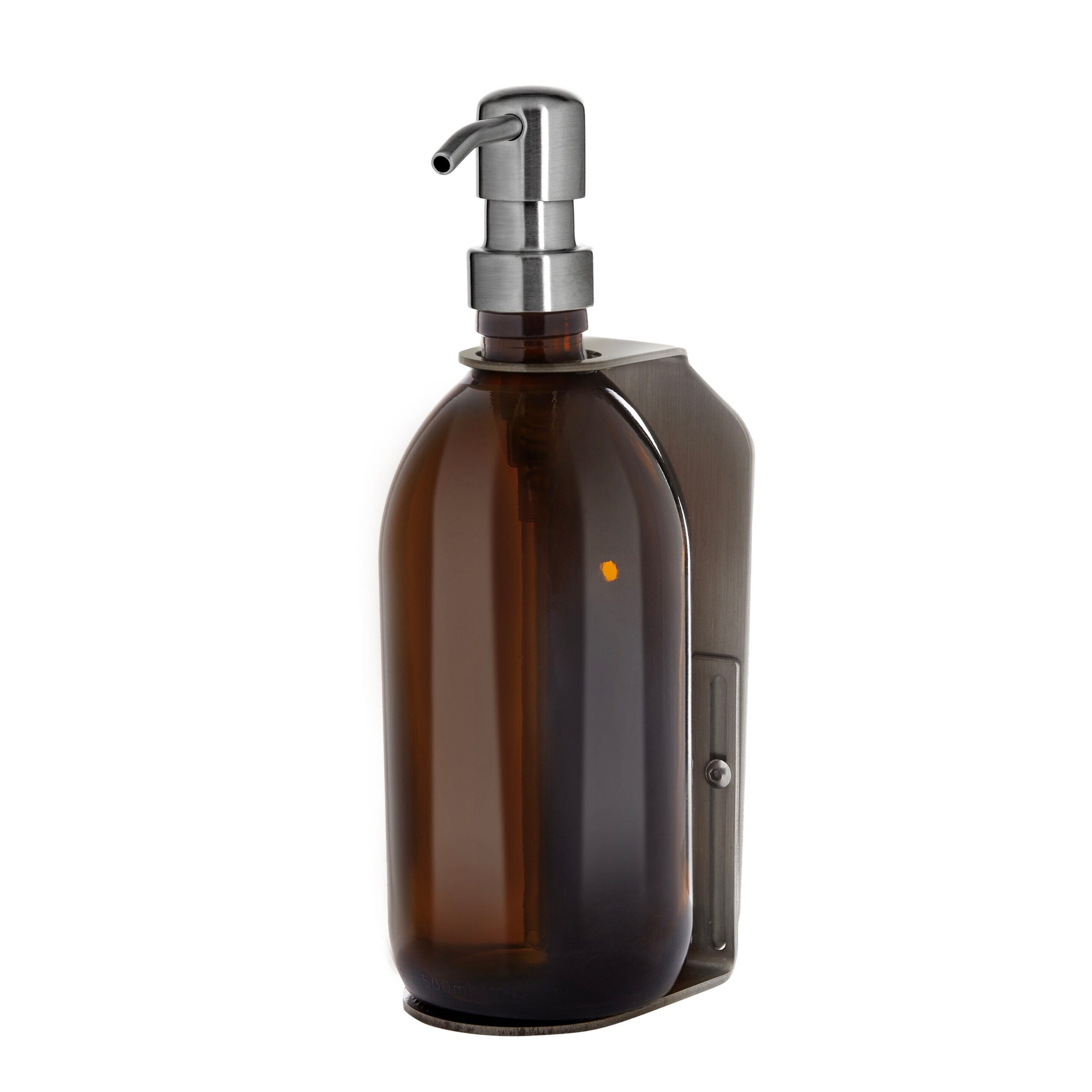 Nickel Single Wall Mounted Soap Dispenser - Image 26