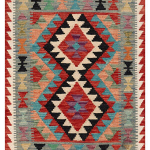 Maimana Afghanistan Kilim Rug - 110 x 82 cm